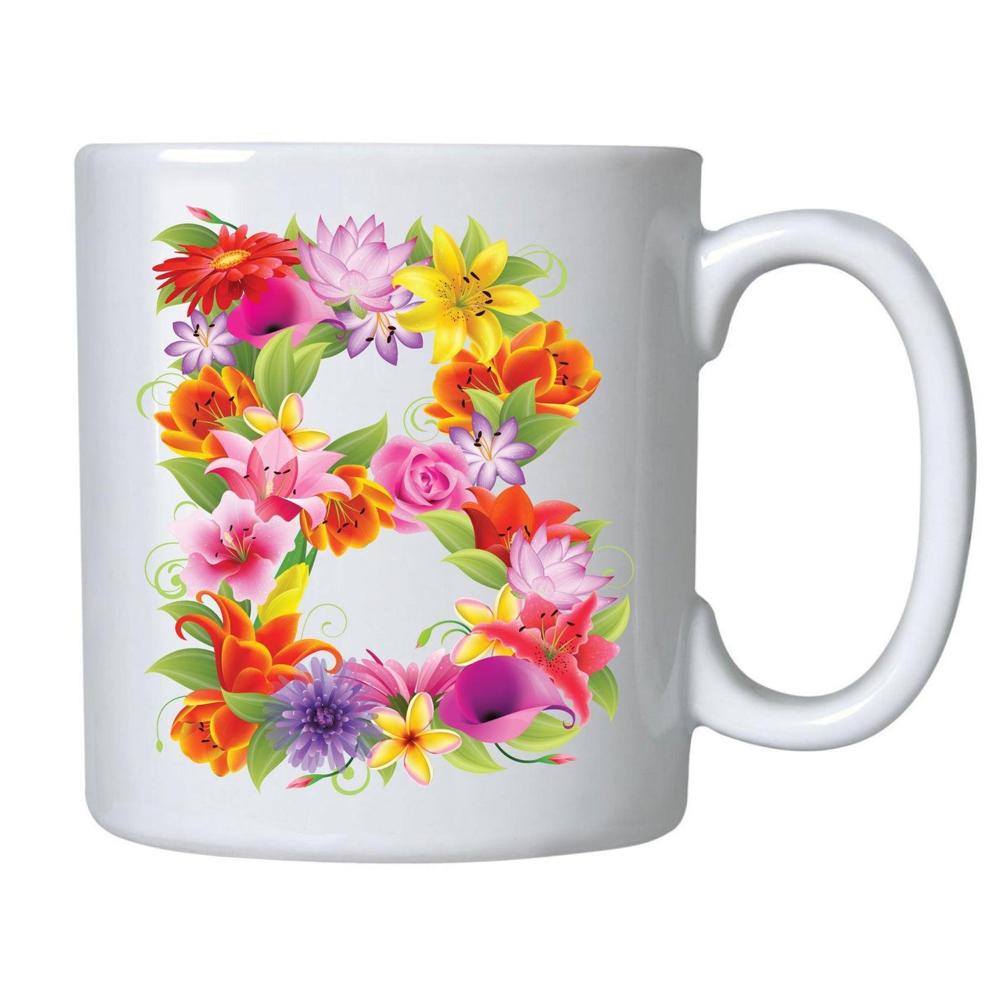 CANECAS LETRAS FLORES