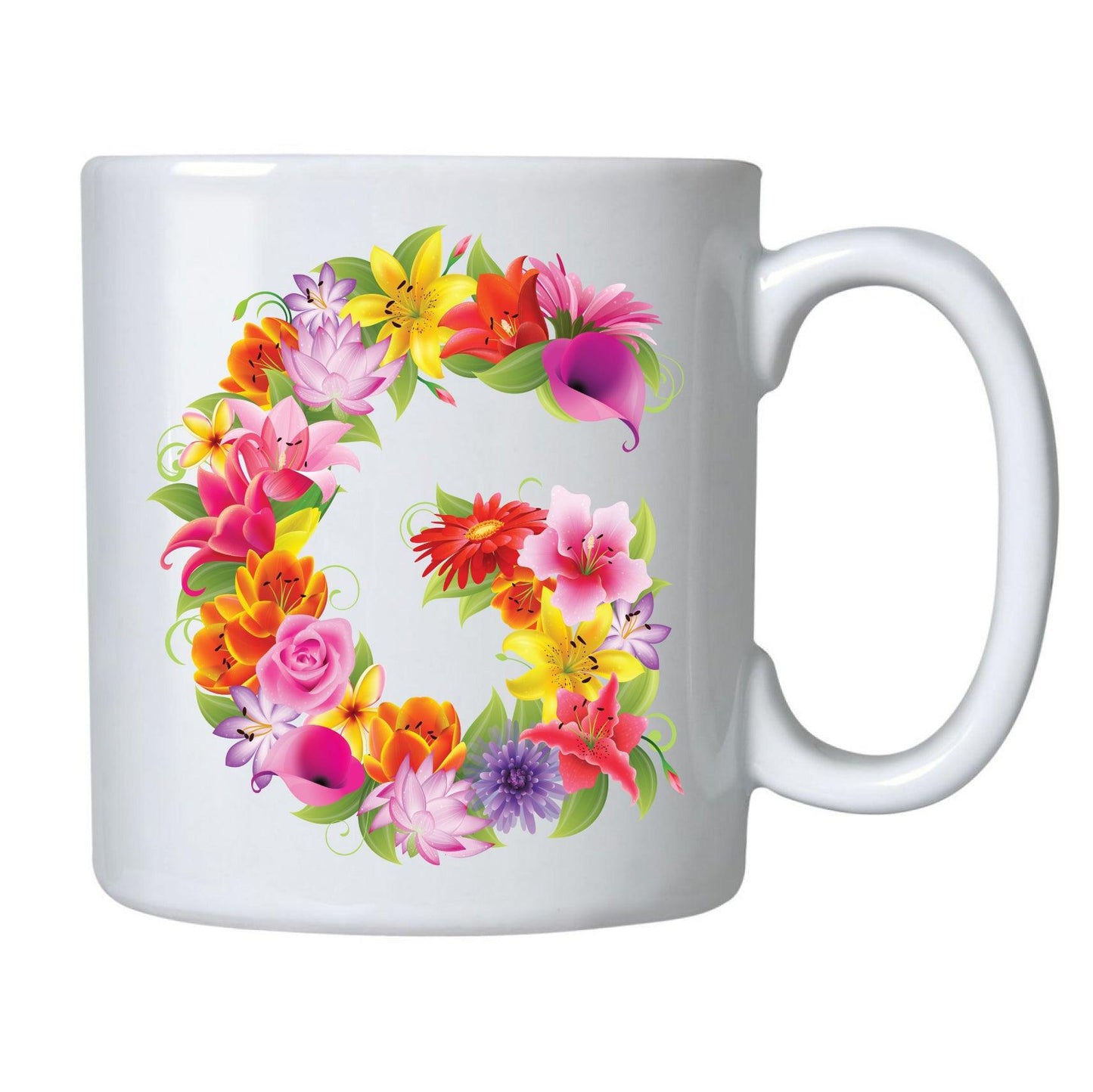 CANECAS LETRAS FLORES