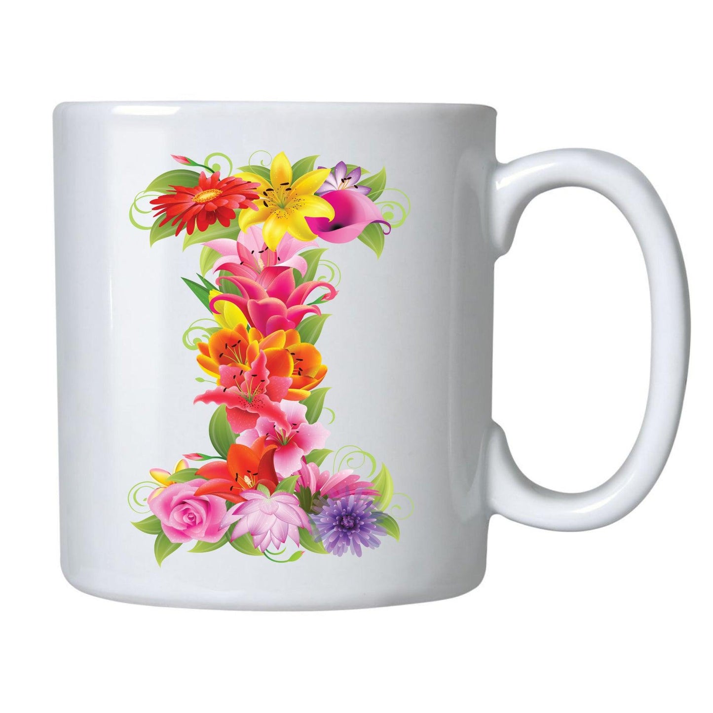 CANECAS LETRAS FLORES