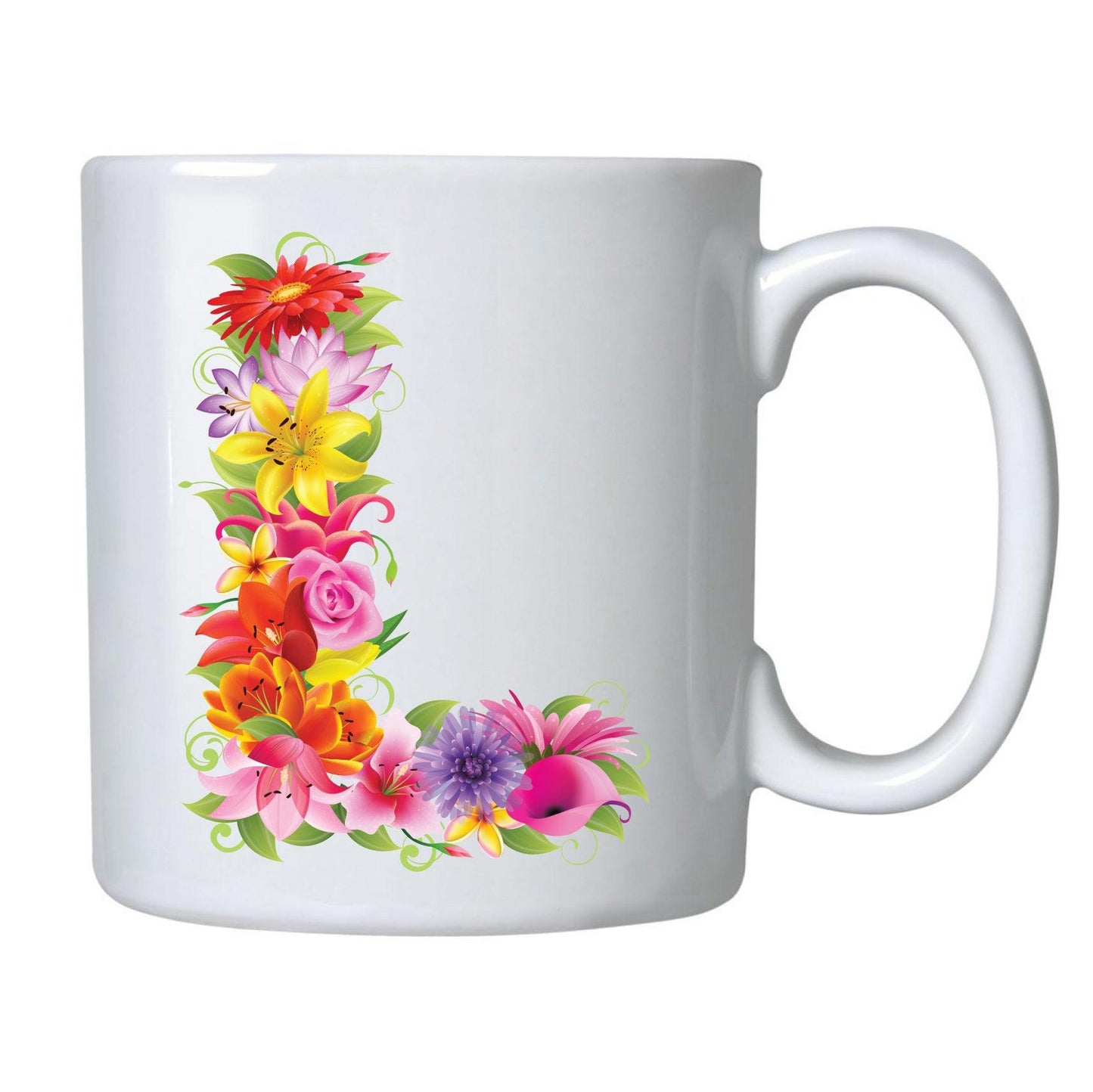 CANECAS LETRAS FLORES