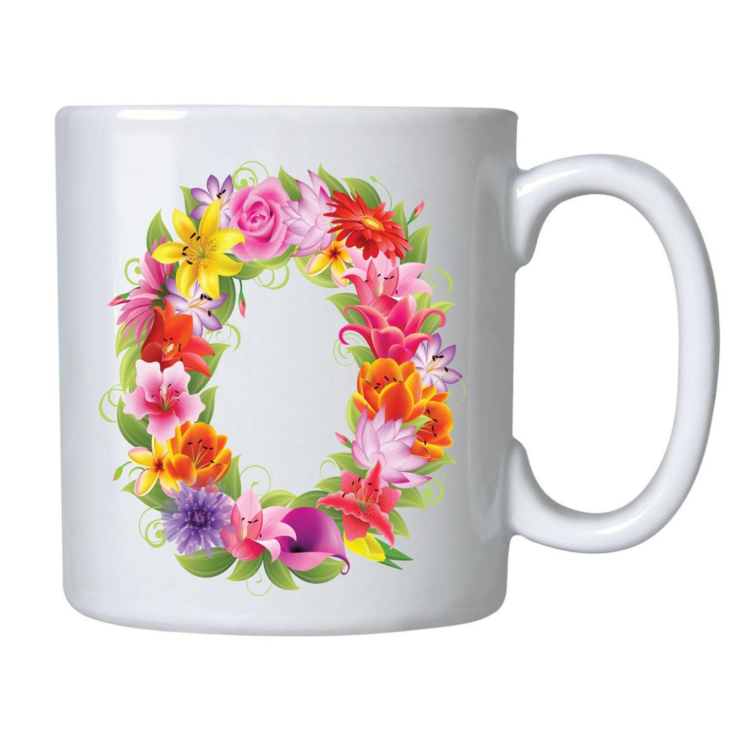 CANECAS LETRAS FLORES