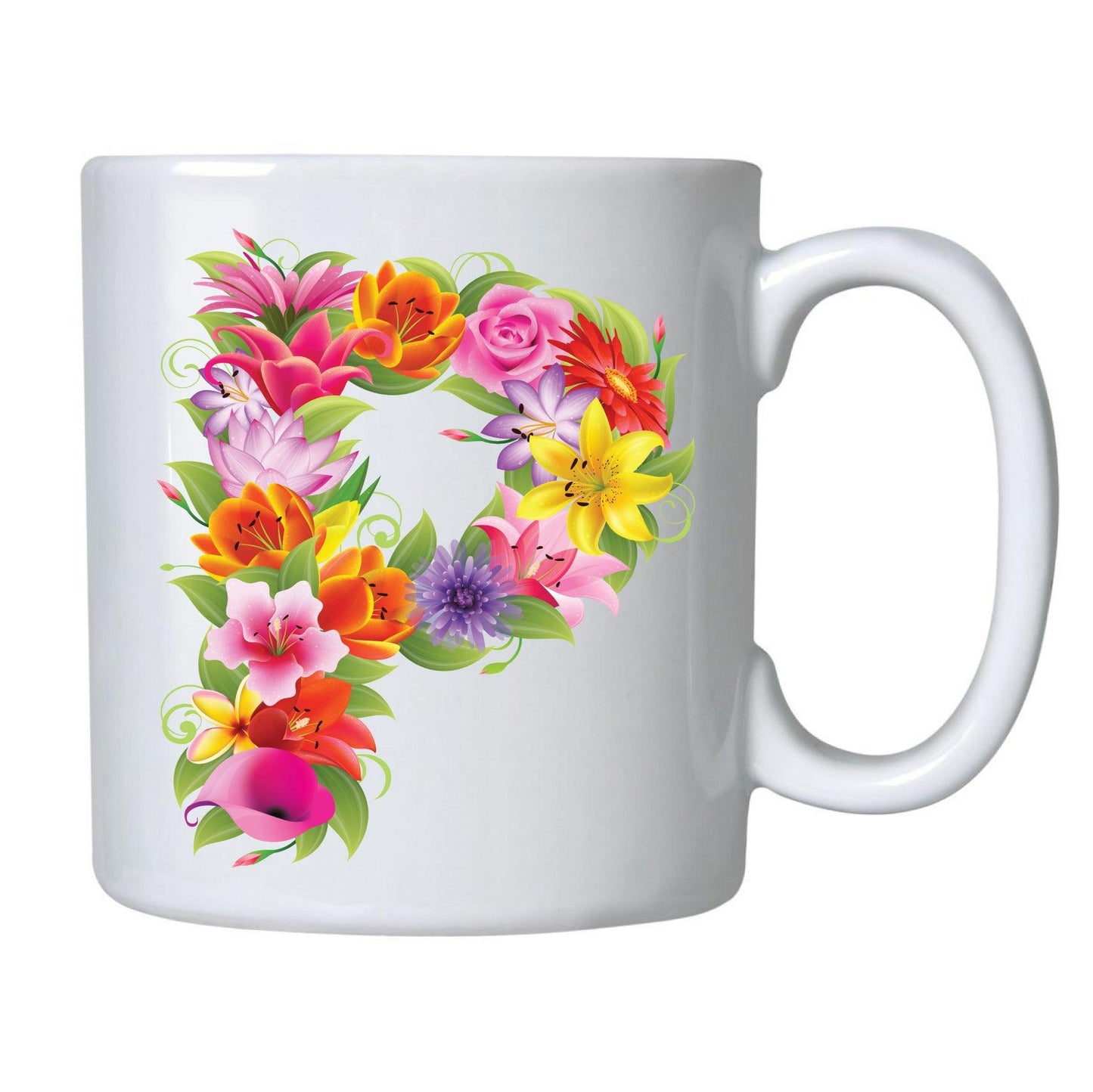CANECAS LETRAS FLORES