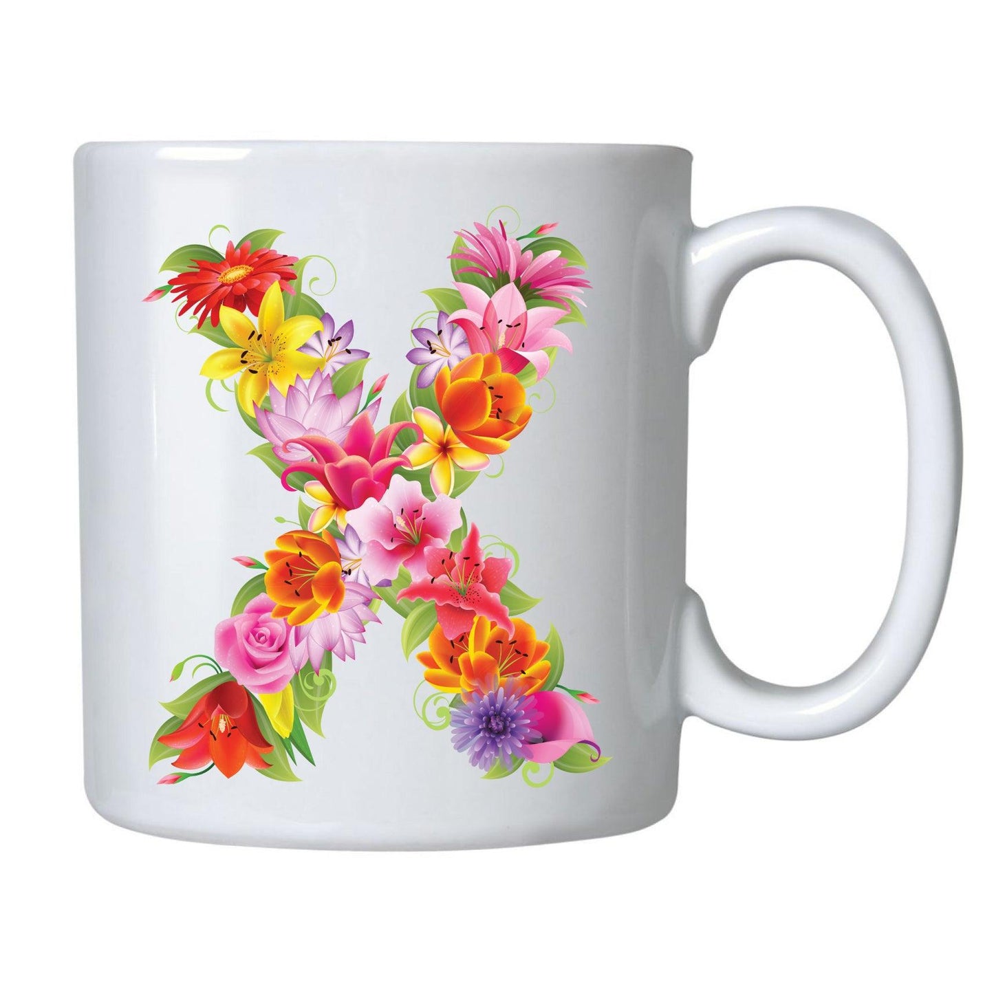 CANECAS LETRAS FLORES