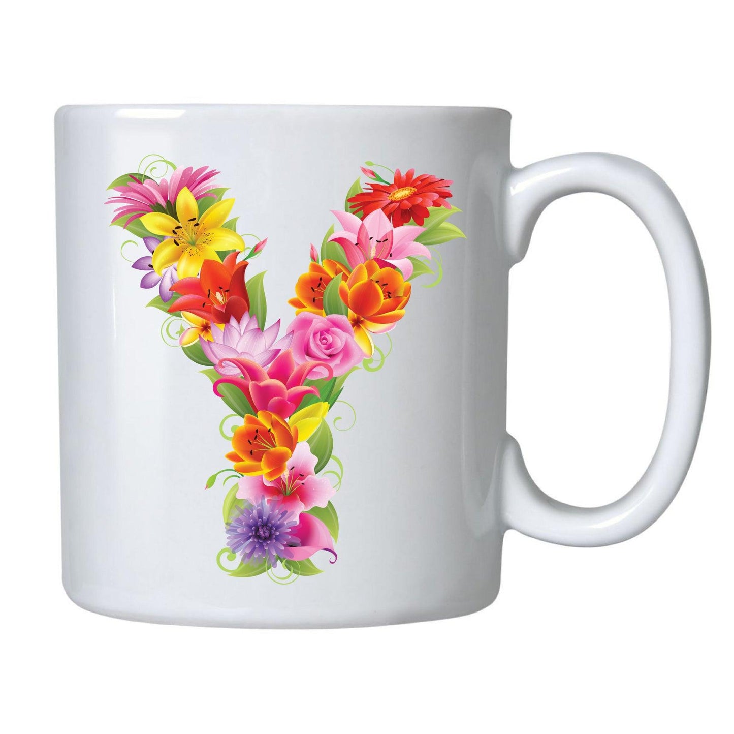 CANECAS LETRAS FLORES