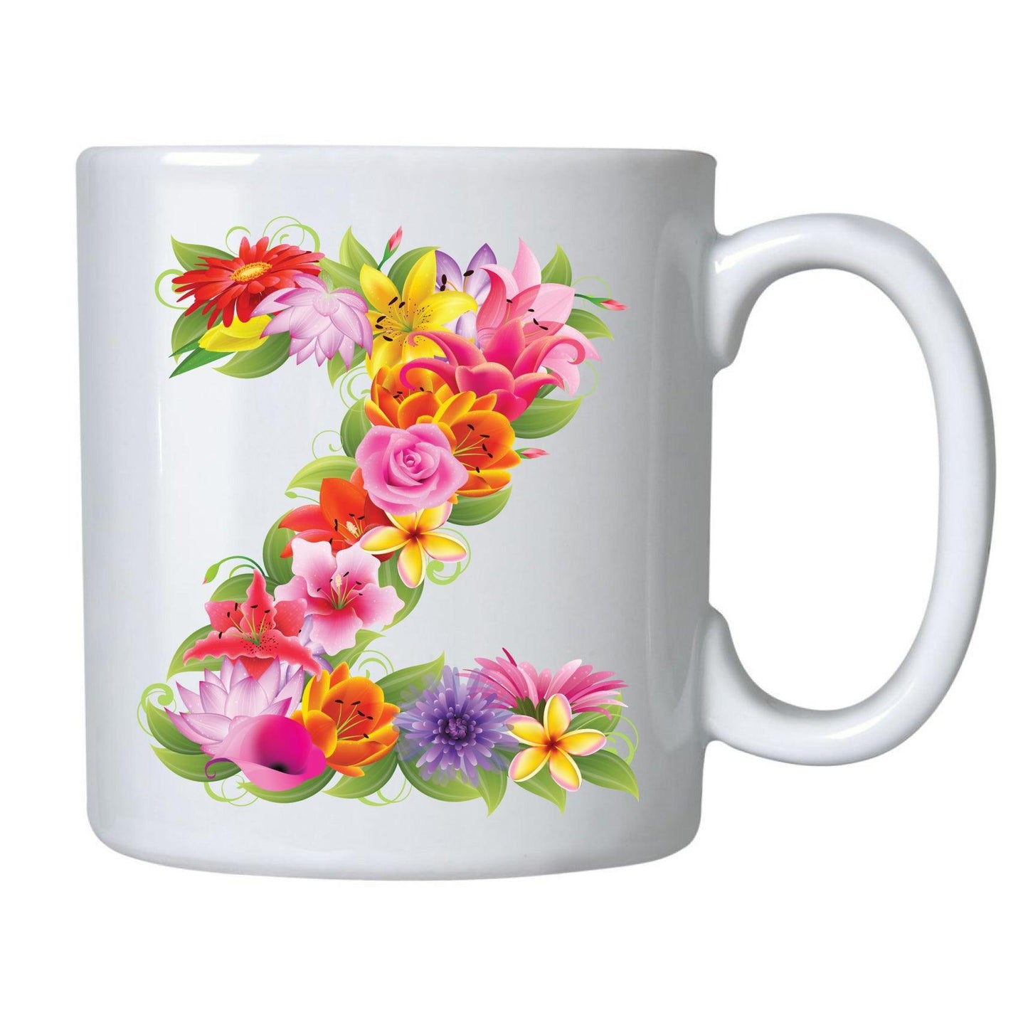 CANECAS LETRAS FLORES